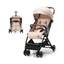 Gbruno Lightweight Aluminium Frame Baby Stroller - Net-Beige