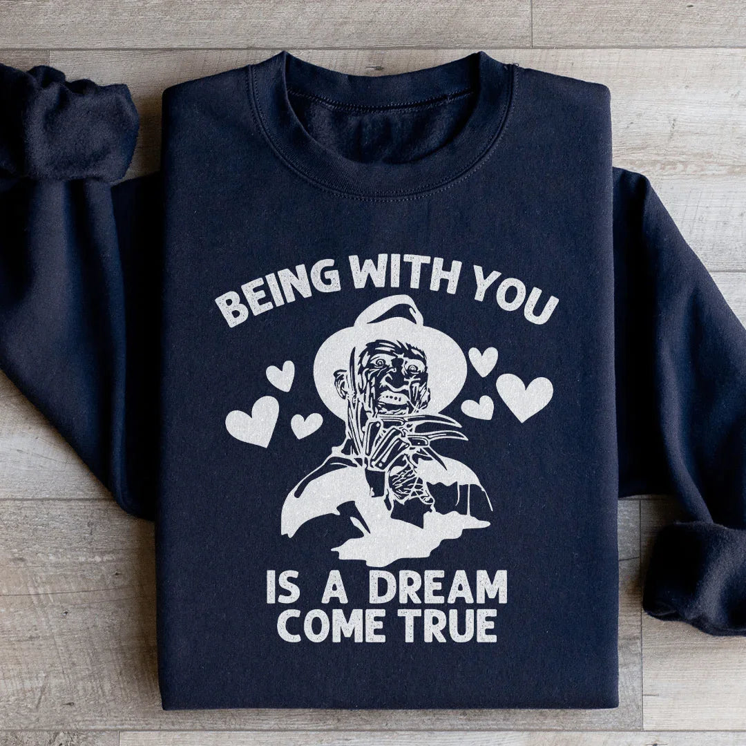 Dreamy Embrace Sweatshirt: Wear Your Heart - Korvel