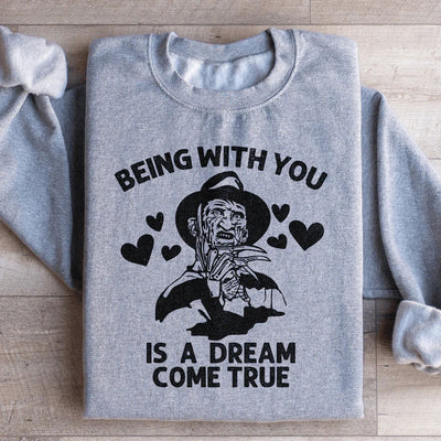 Dreamy Embrace Sweatshirt: Wear Your Heart - Korvel