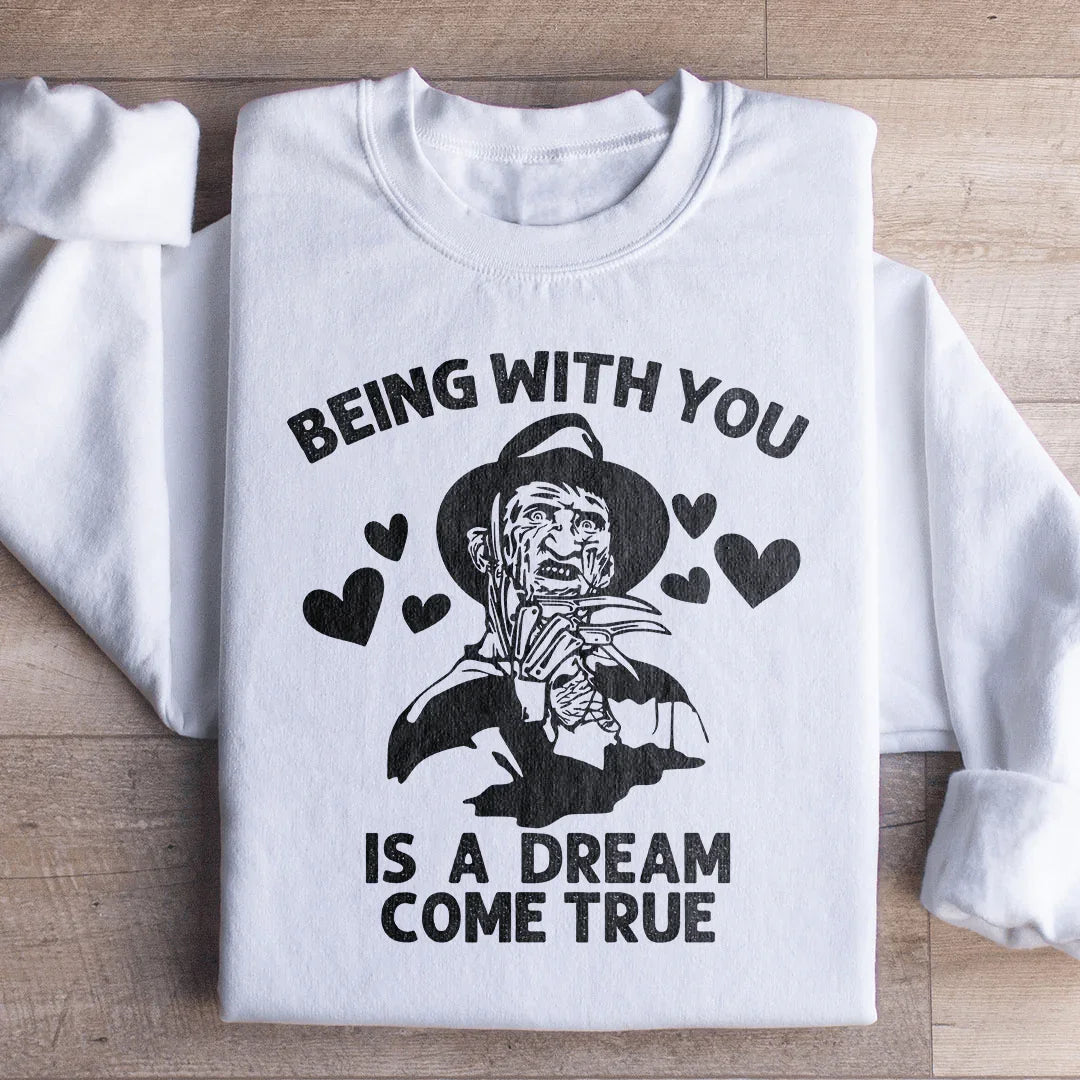 Dreamy Embrace Sweatshirt: Wear Your Heart - Korvel
