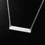 Collar de barra BELIEVE ME – Joyería política minimalista