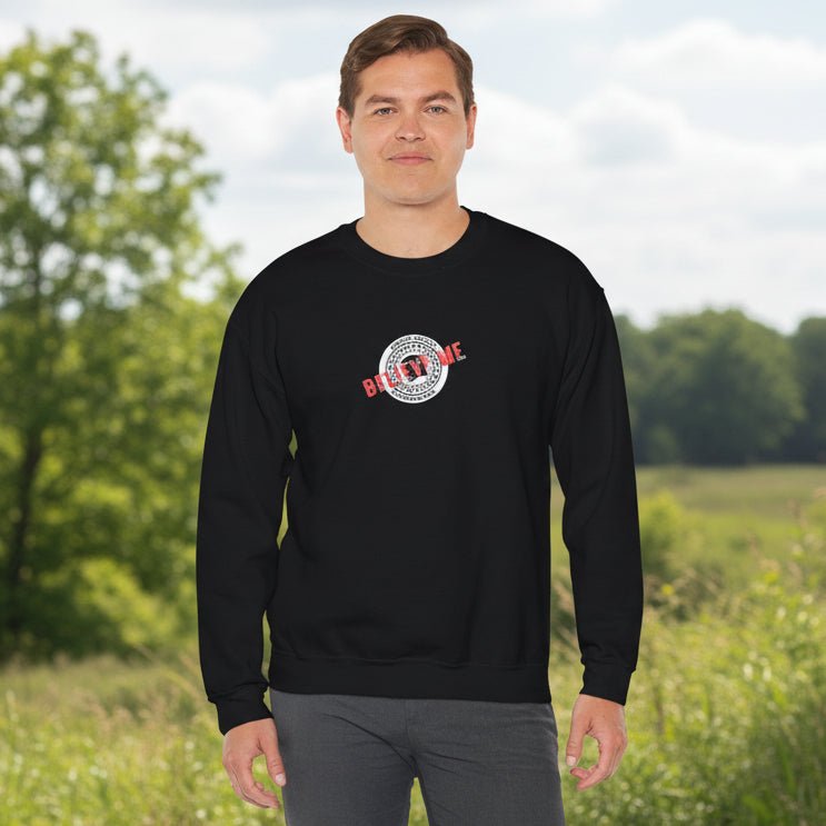 Believe Me Official Seal Crewneck Sweatshirt - Black or Navy