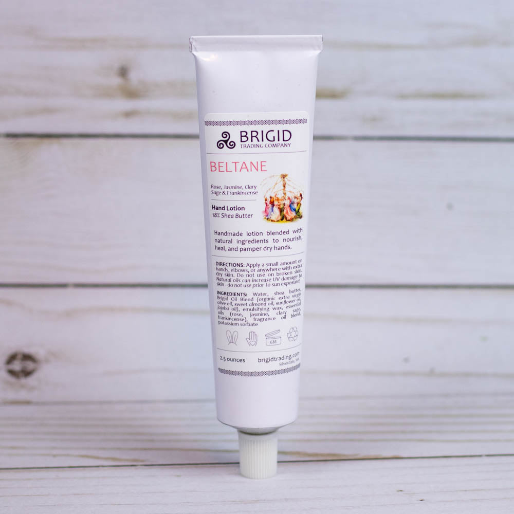 Beltane Bliss Hand Lotion - Enriched with Rose, Jasmine, Clary Sage & Frankincense - Korvel