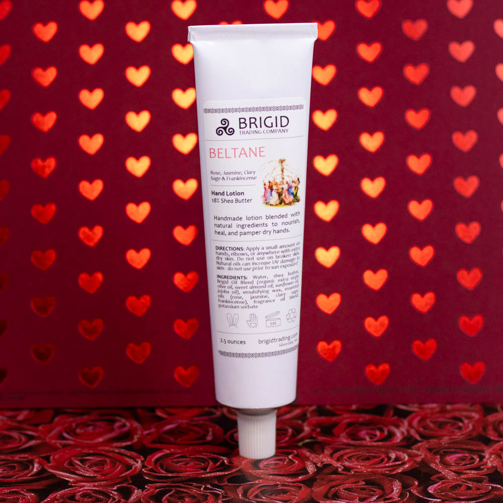 Beltane Bliss Hand Lotion - Enriched with Rose, Jasmine, Clary Sage & Frankincense - Korvel