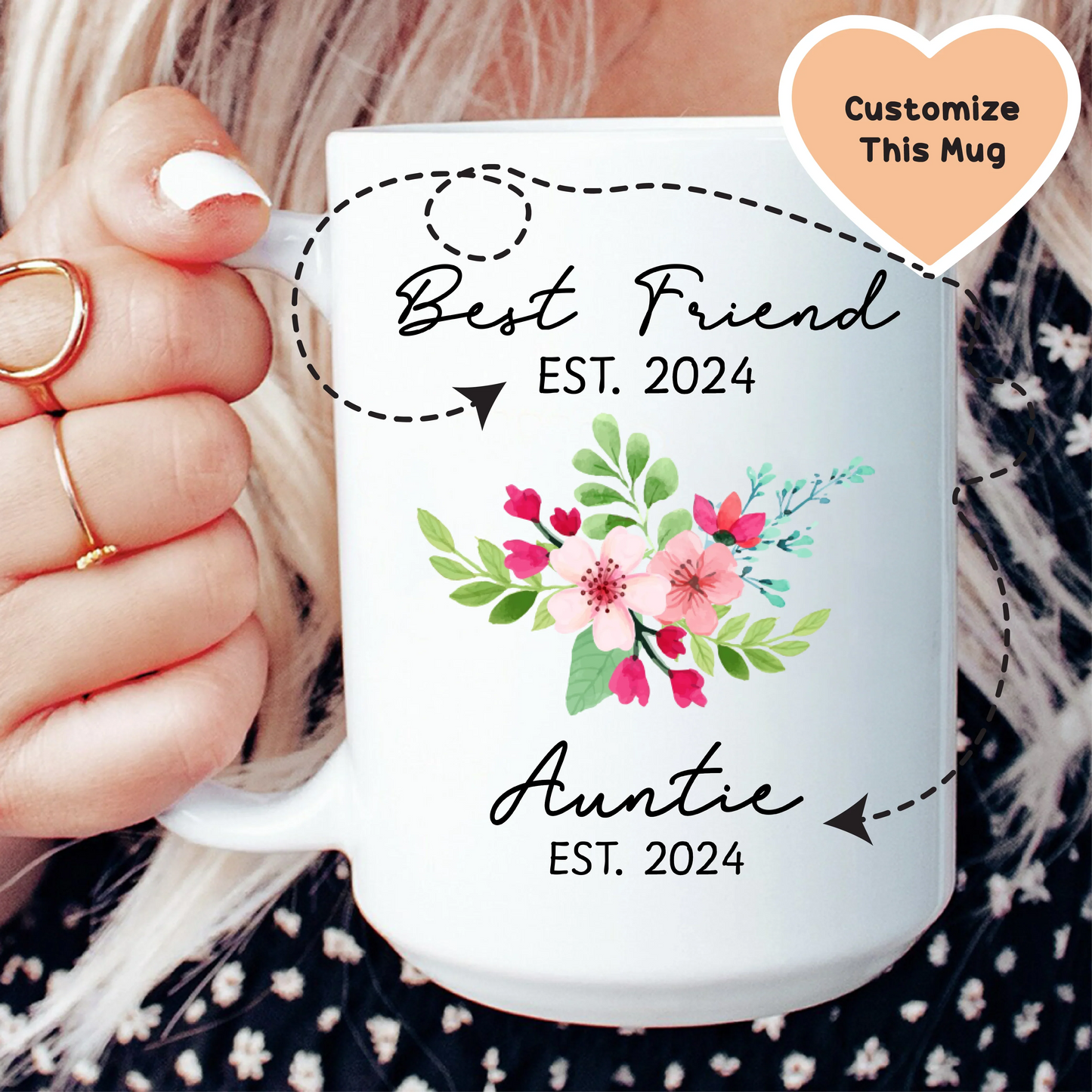 Taza Personalizada para Mejor Amigo - Personaliza tu Bebida