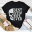 Camiseta de calavera "La mejor esposa del mundo"