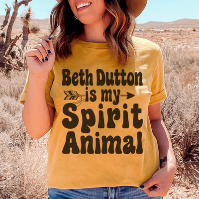 La camiseta 'Beth Dutton es mi animal espiritual'