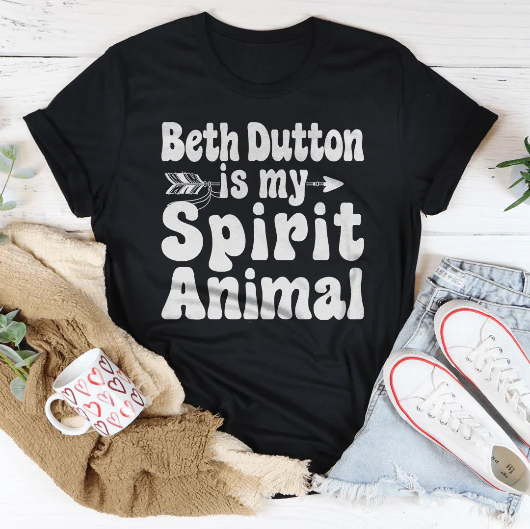 Le T-shirt Beth Dutton Est Mon Animal Spirituel