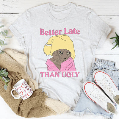 Mejor Tarde Que Fea Camiseta de Gato