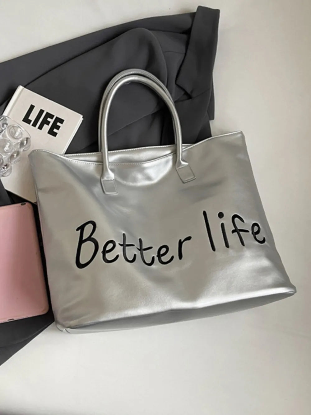Bolso Tote de PU de Cuero Premium para la Elegancia Diaria