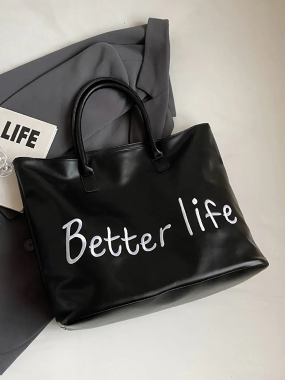 Bolso Tote de PU de Cuero Premium para la Elegancia Diaria