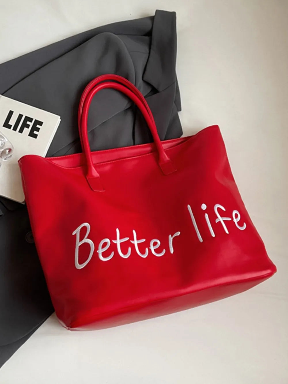 Bolso Tote de PU de Cuero Premium para la Elegancia Diaria