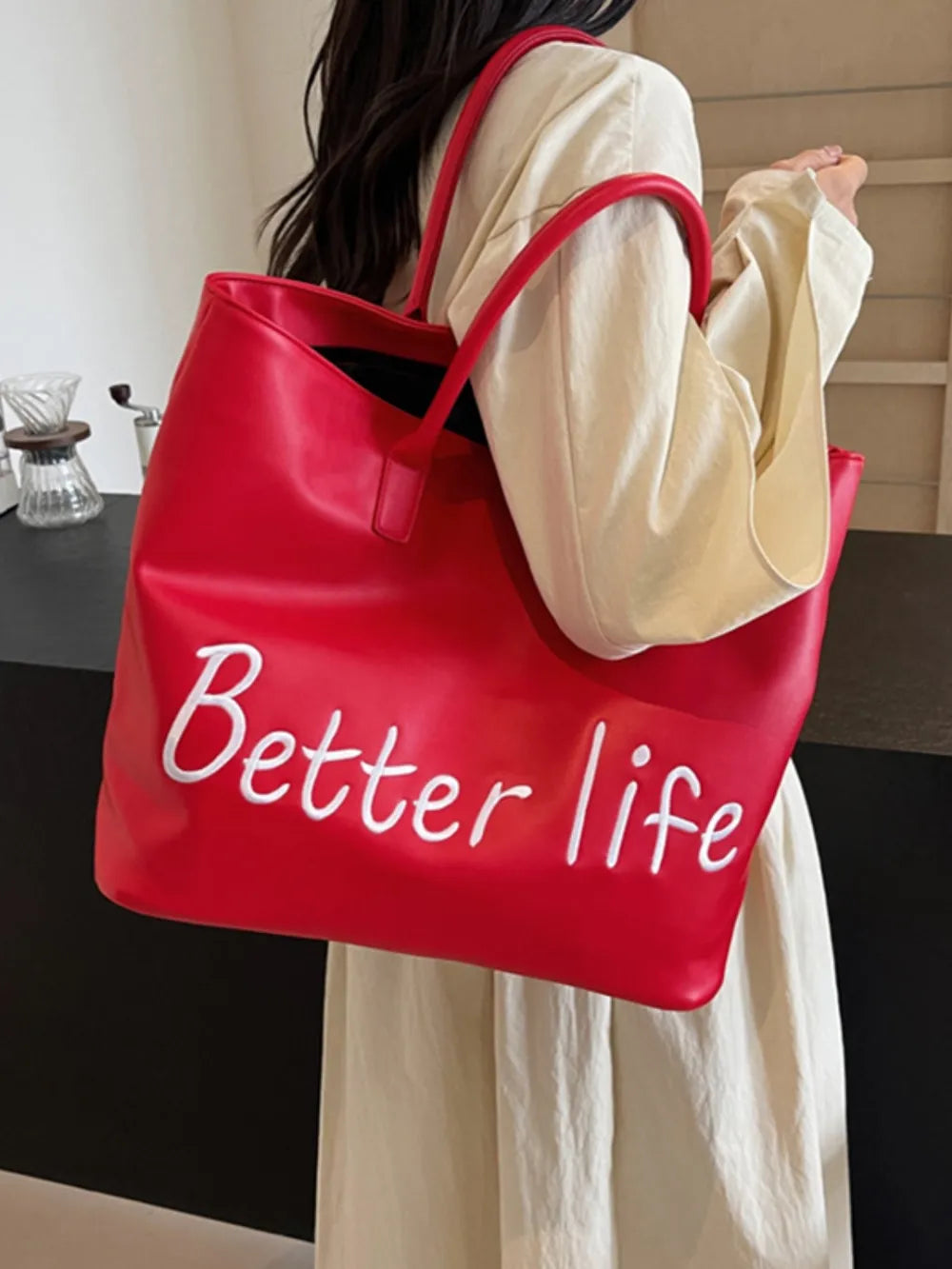 Bolso Tote de PU de Cuero Premium para la Elegancia Diaria