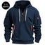 Dropped Shoulder Hooded Sweatshirt for All Sizes