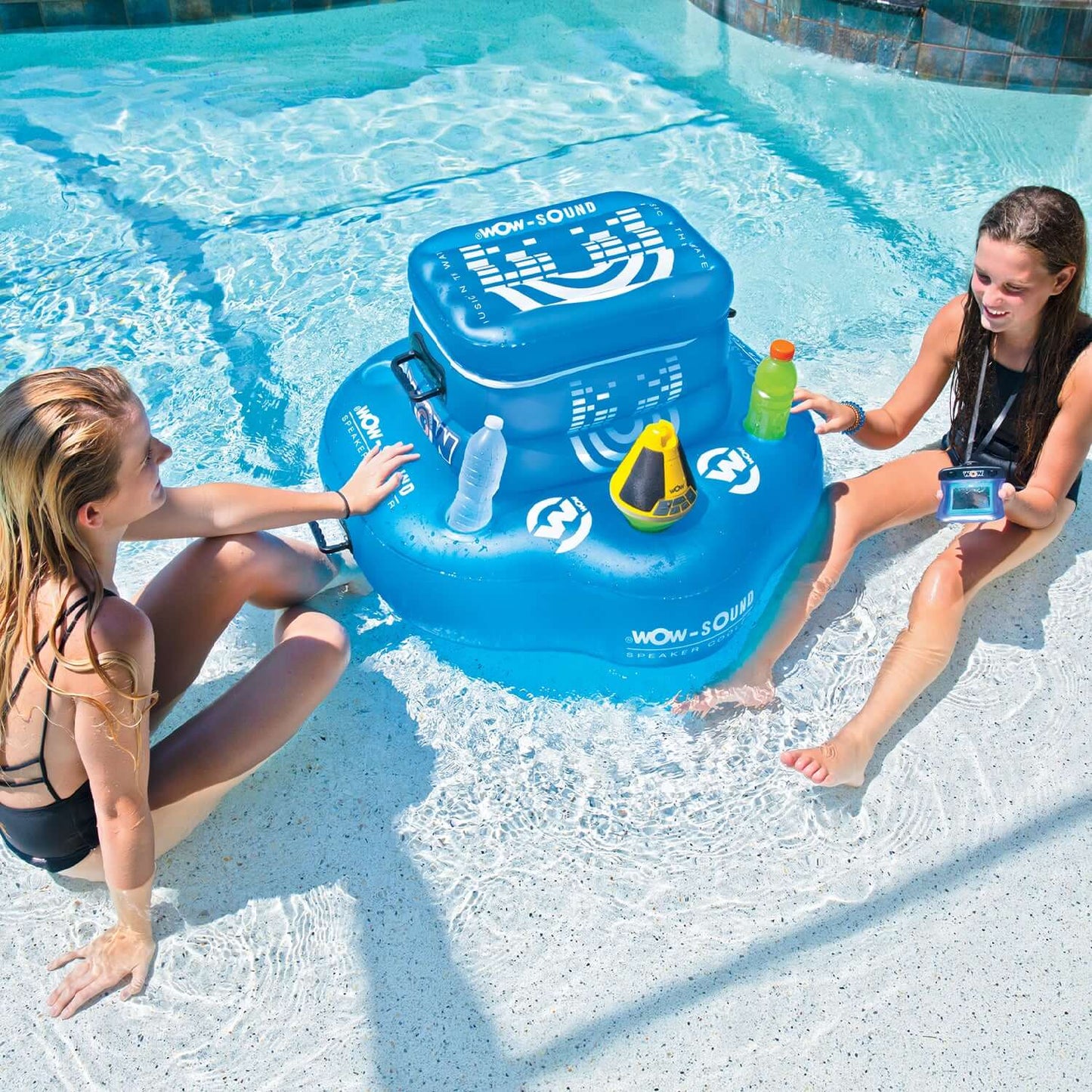 WOW Sports WOW-SOUND Cooler - Transportador de Bebidas Premium Flotante