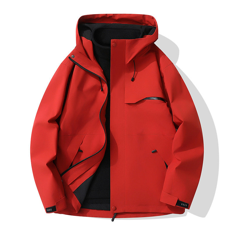 Veste de sport imperméable en coton pour homme