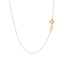14K Yellow Gold Hand of Hamsa Necklace