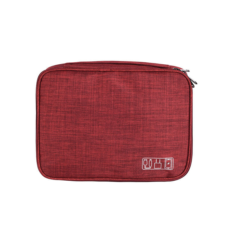 Portable Cable Organizer Bag for Travel & Home Storage
