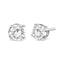 14K White Gold Lab Grown Diamond Classic Stud Earrings