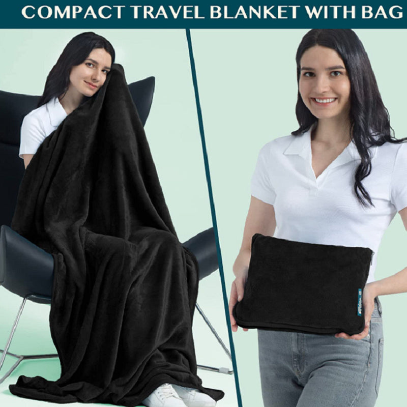 Multifunctional Foldable Travel Pillow Blanket