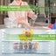 Ice Chilled Condiment Caddy Serving Tray with Removable Containers