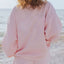 Conjunto de Sudadera de Cuello Redondo y Pantalones Cortos de Corte Suelto