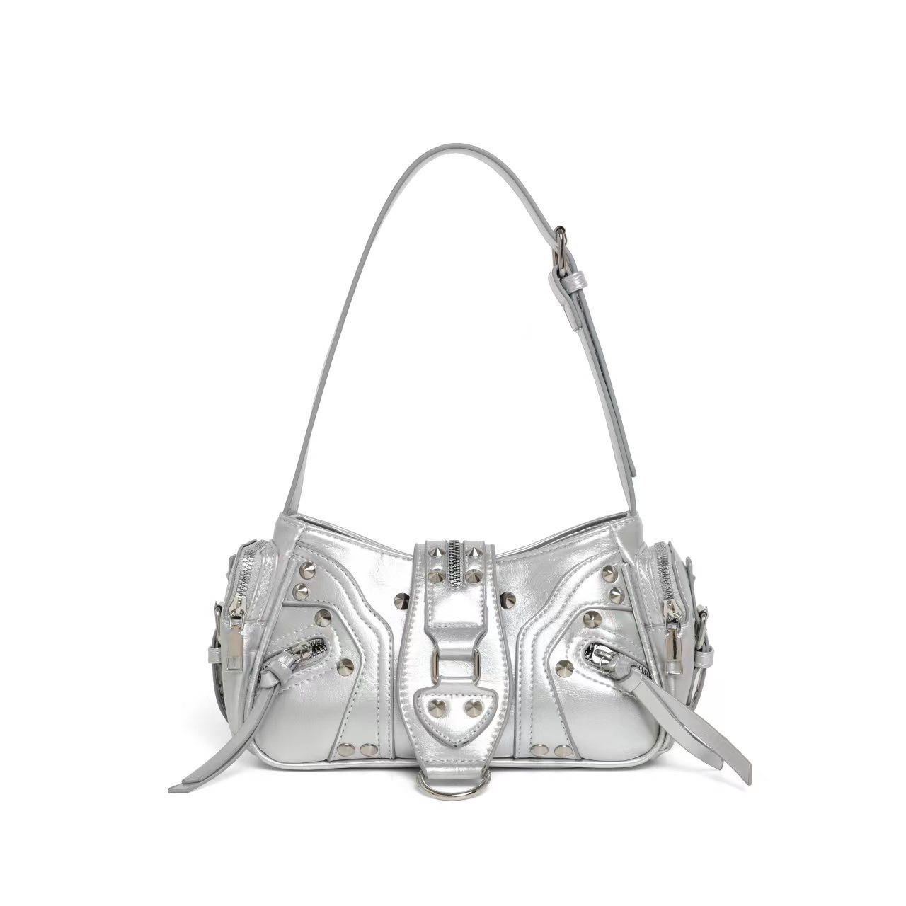 Edgy Y2K Single-Shoulder Commuter Crossbody Bag