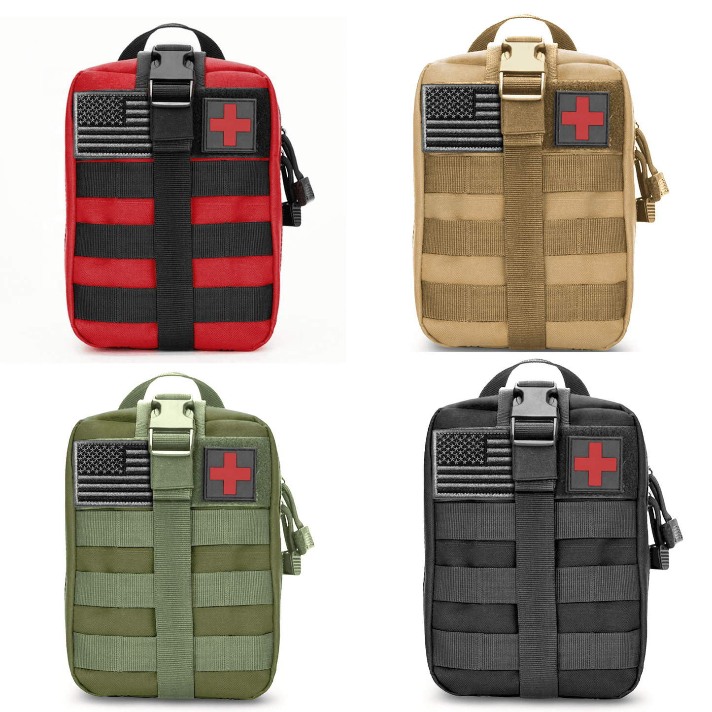 Bolsa de Primeros Auxilios Táctica Pequeña XGear - Pouch IFAK Premium