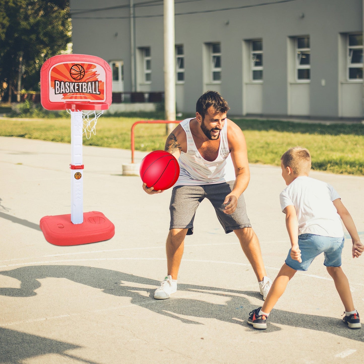 Jeu de basketball 2 en 1 pour piscine pour enfants