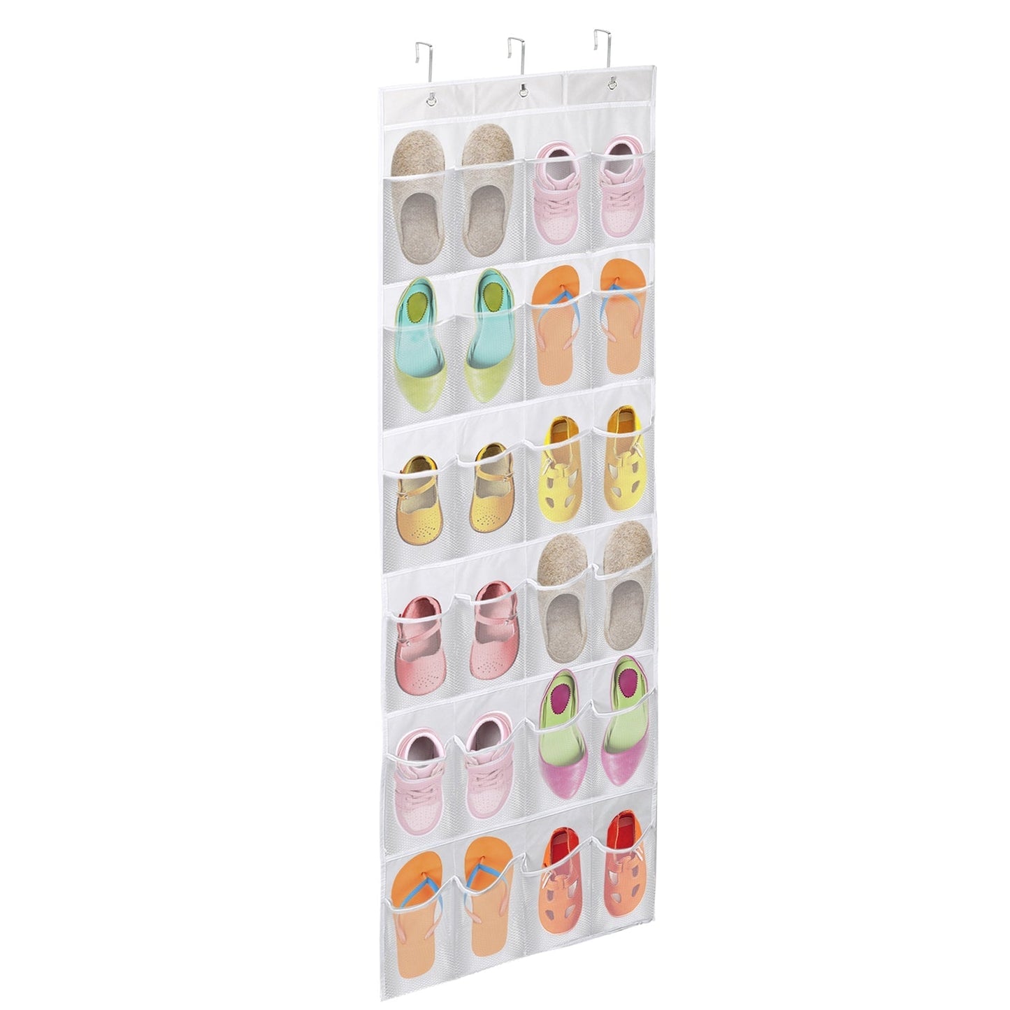 Over the Door 24-Pocket Shoe Rack Organizer
