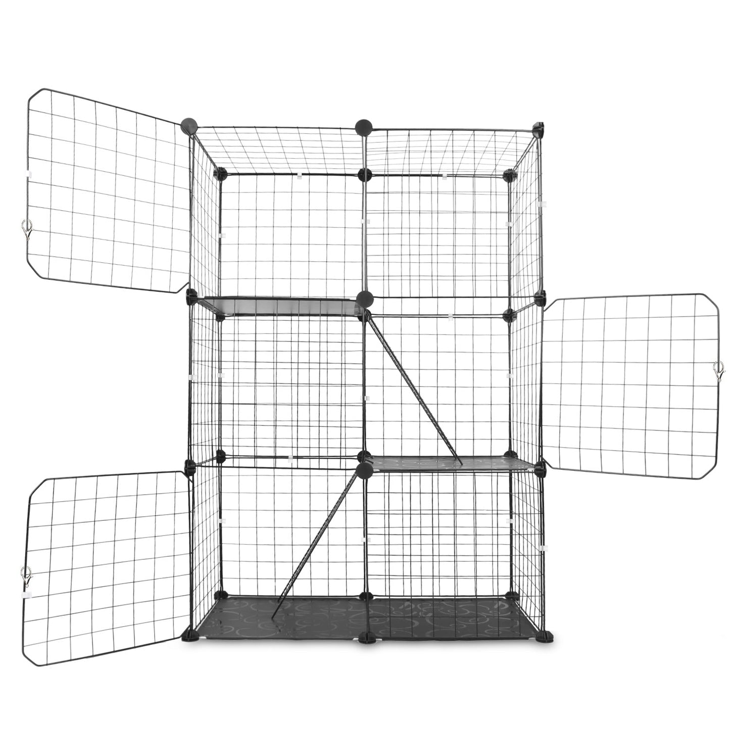 GBruno Parque para Gatos de 3 Niveles - Elegante y Espacioso