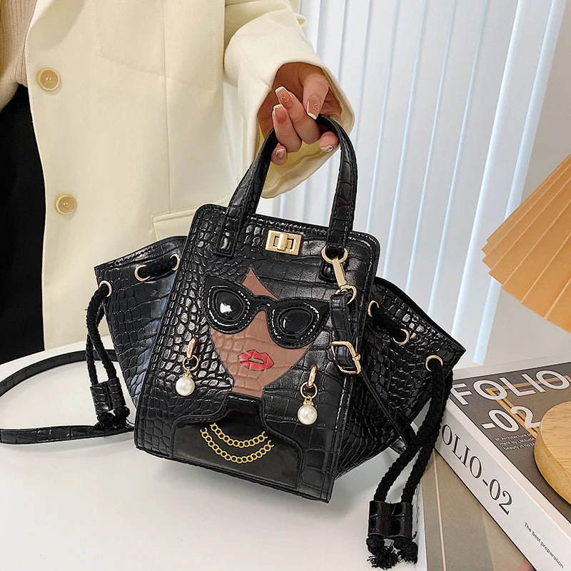 Sac seau en PU cuir élégant
