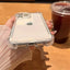 Coque transparente de luxe antichoc pour iPhone 15, 14, 13, 12, 11 Pro Max
