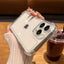 Coque transparente de luxe antichoc pour iPhone 15, 14, 13, 12, 11 Pro Max
