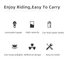Durable Reflective Bicycle Bag with Water Bottle Holder