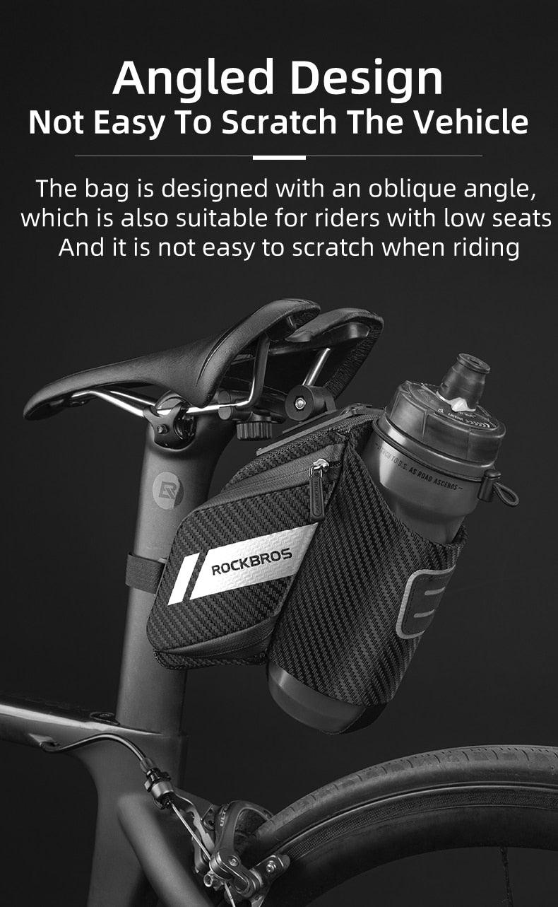 Durable Reflective Bicycle Bag with Water Bottle Holder