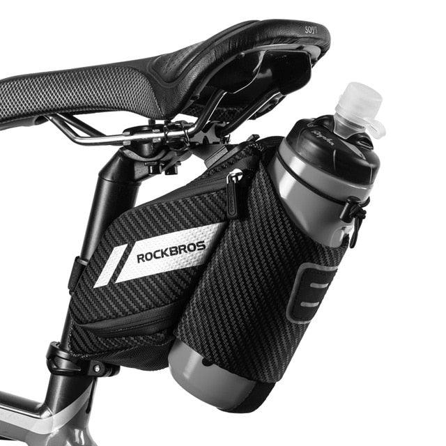 Durable Reflective Bicycle Bag with Water Bottle Holder