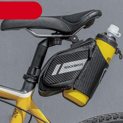 Bolsa de Bicicleta Reflectante y Duradera con Soporte para Botella de Agua