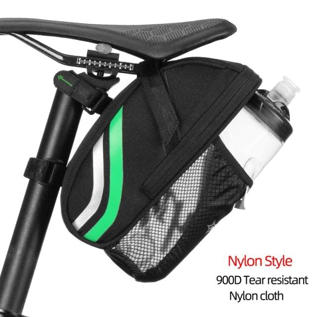 Durable Reflective Bicycle Bag with Water Bottle Holder