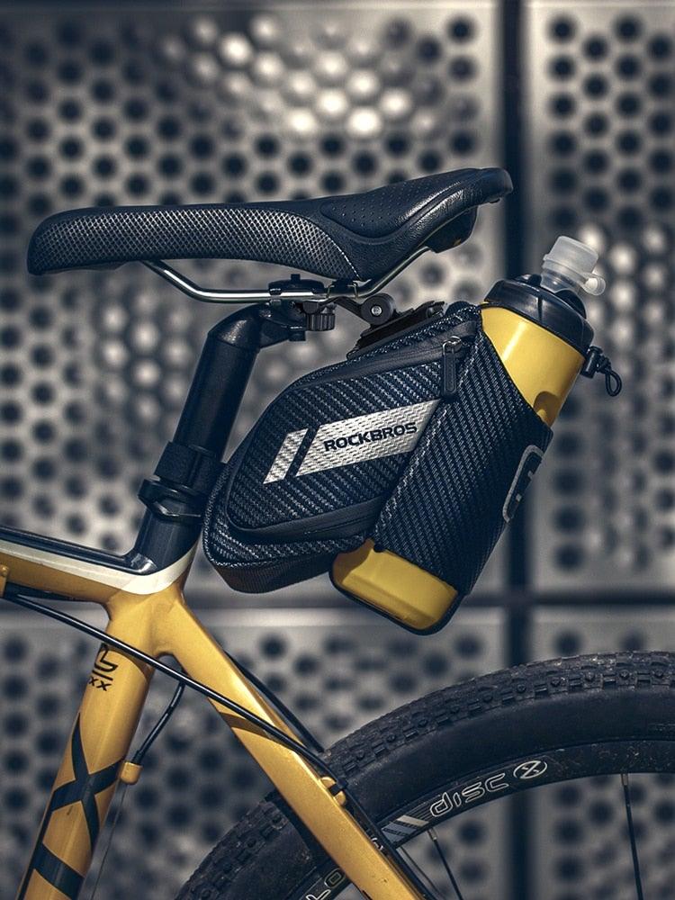 Durable Reflective Bicycle Bag with Water Bottle Holder