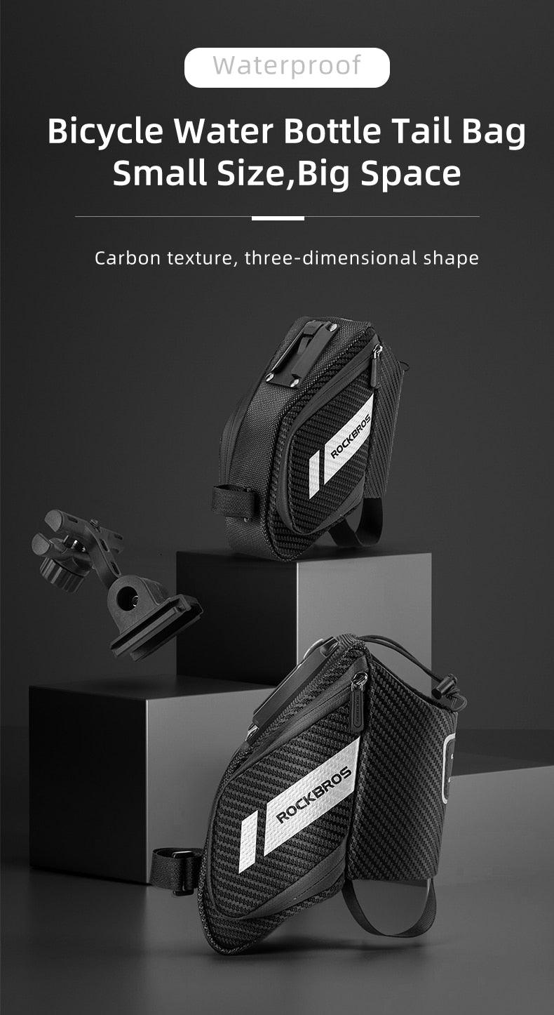 Durable Reflective Bicycle Bag with Water Bottle Holder