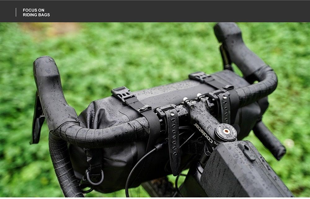 Sacoche de guidon de vélo étanche premium - Grande capacité