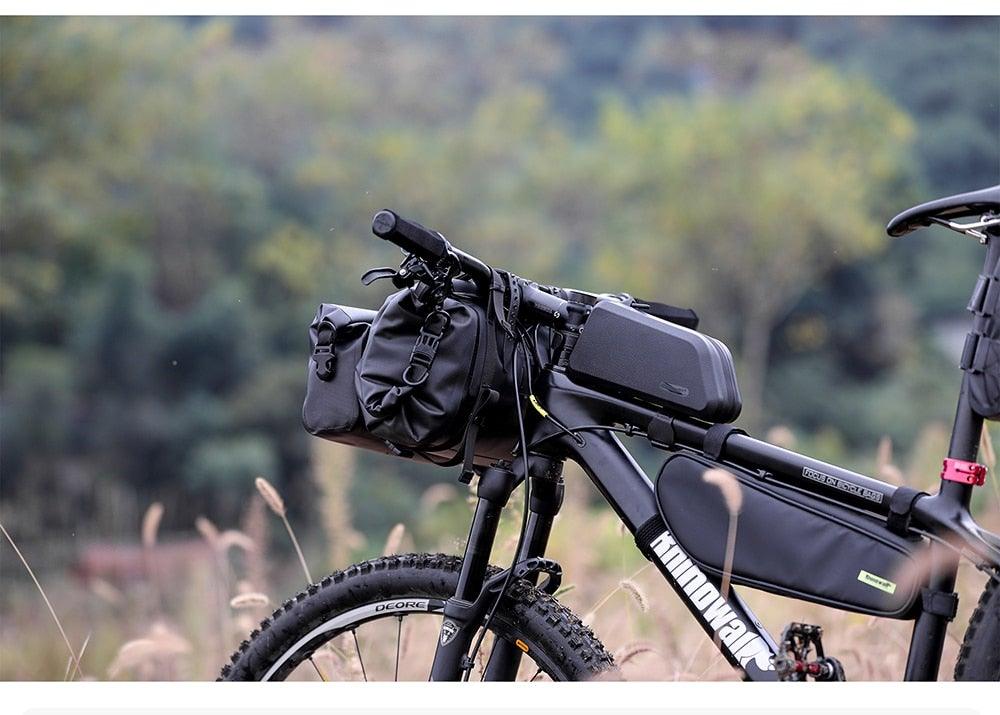 Sacoche de guidon de vélo étanche premium - Grande capacité