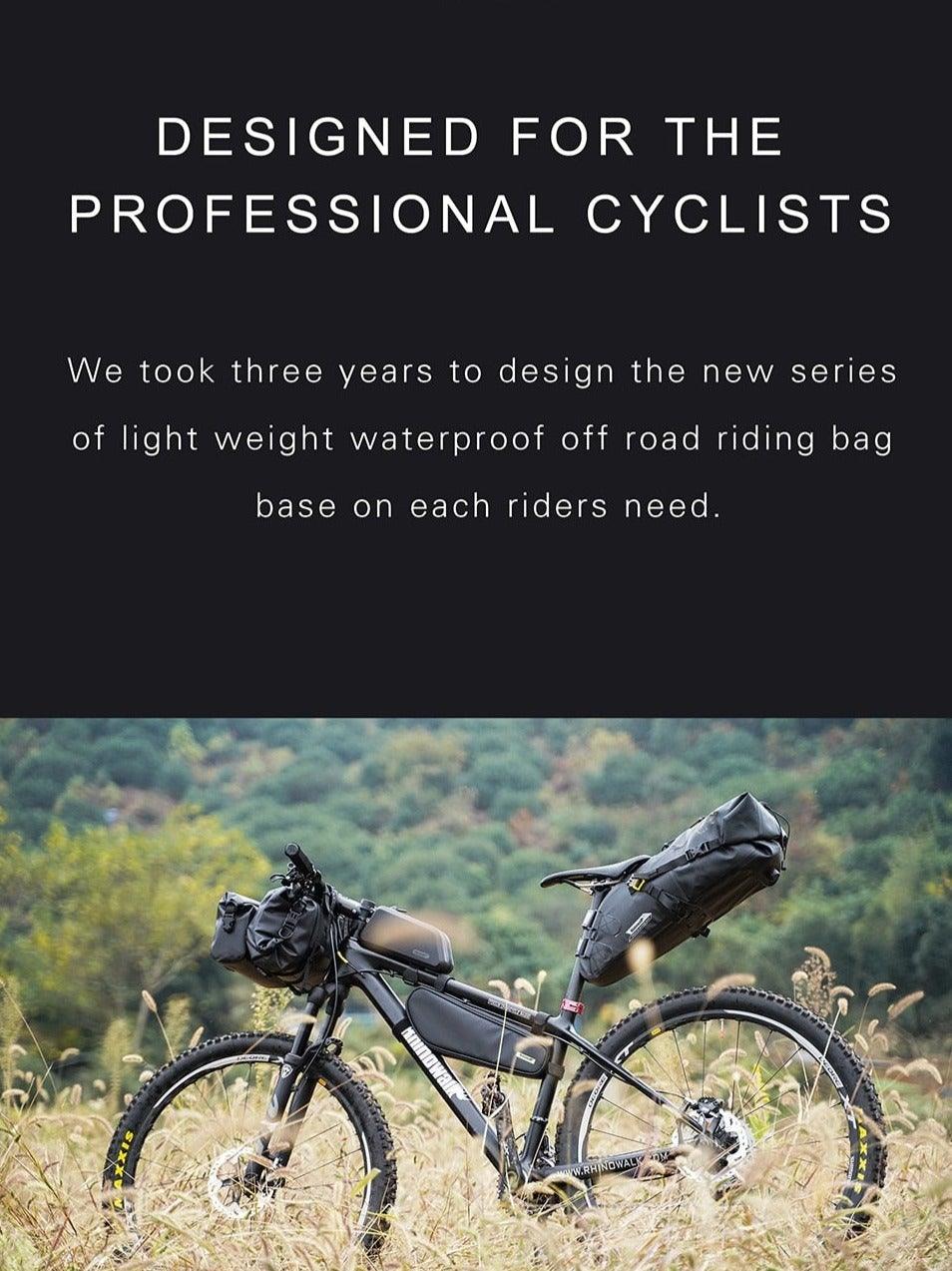 Sacoche de guidon de vélo étanche premium - Grande capacité