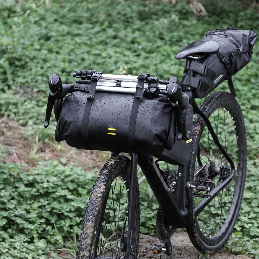 Sacoche de guidon de vélo étanche premium - Grande capacité