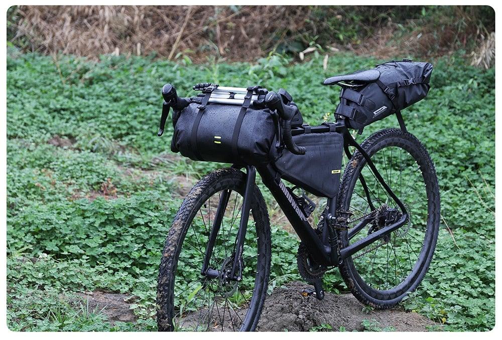 Sacoche de guidon de vélo étanche premium - Grande capacité