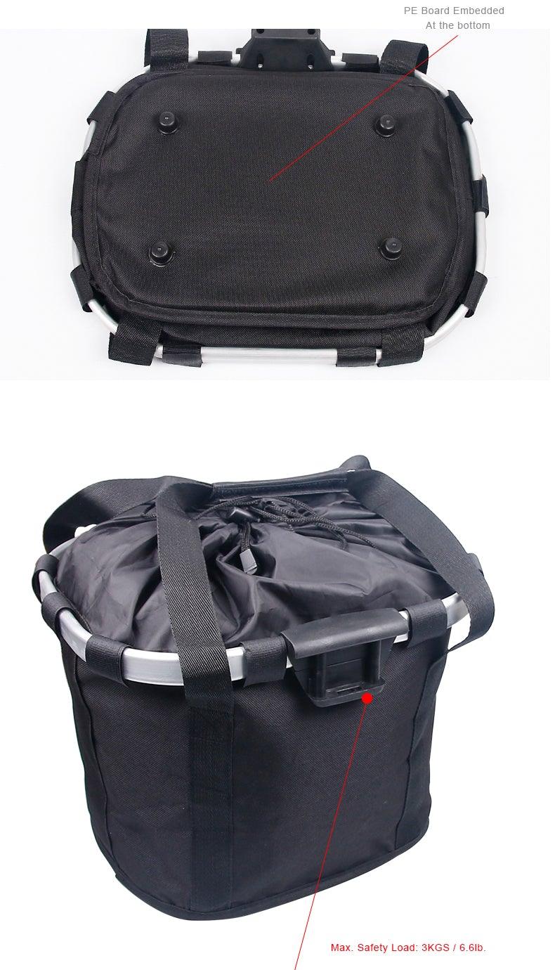Premium Detachable Bicycle Basket for Easy Carrying