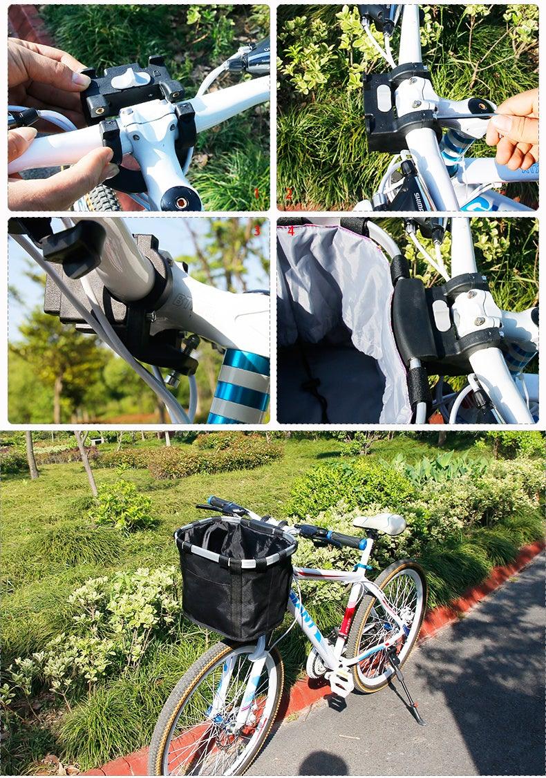 Premium Detachable Bicycle Basket for Easy Carrying