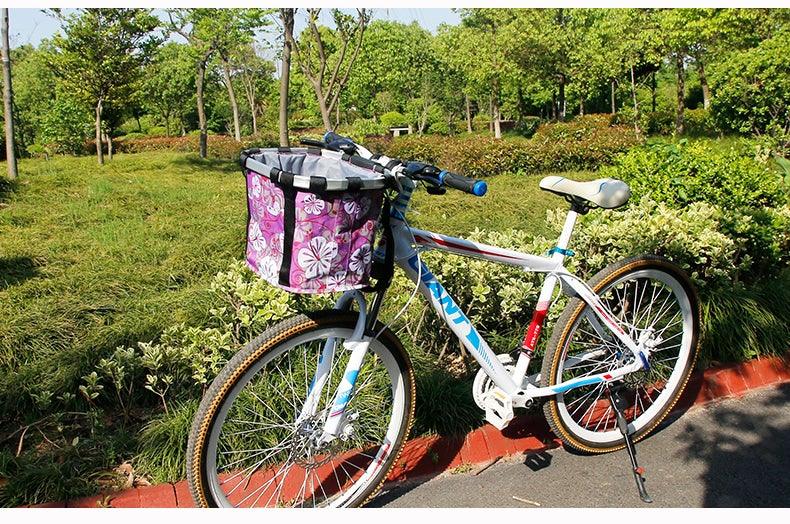 Premium Detachable Bicycle Basket for Easy Carrying