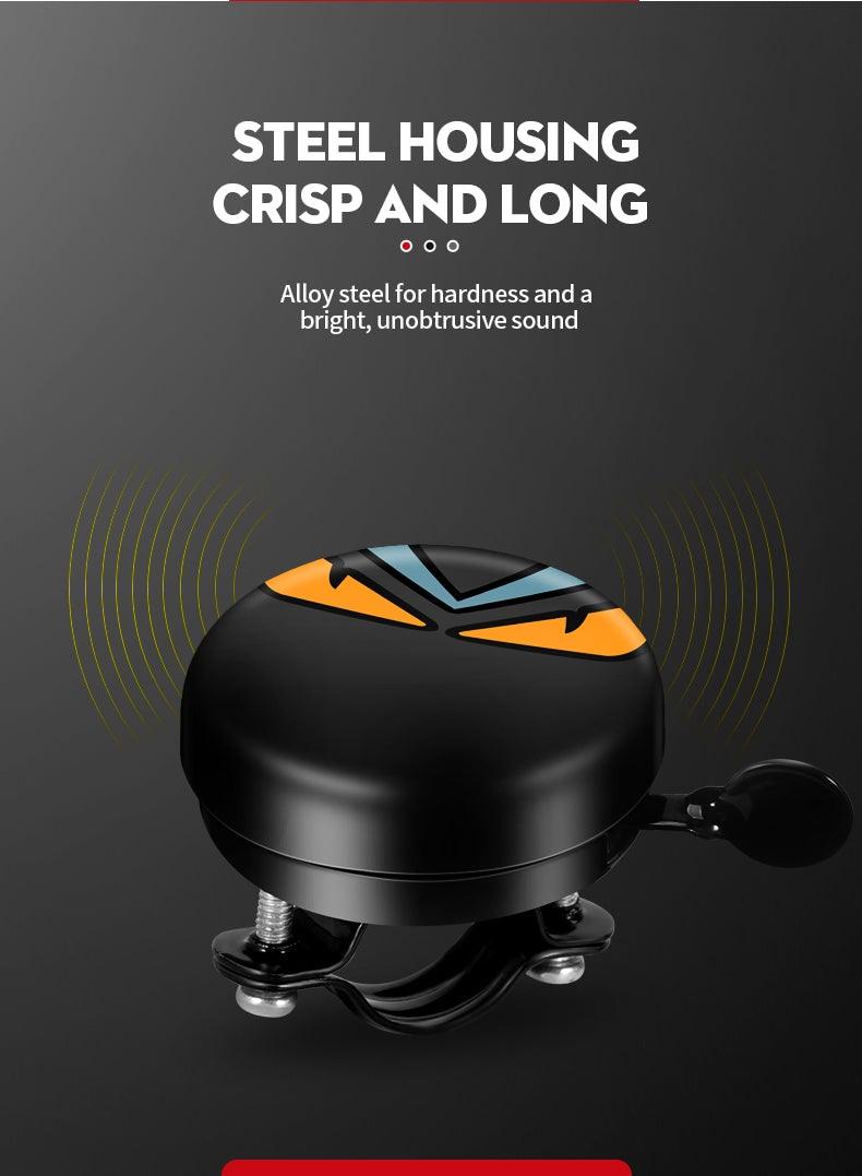 Premium Aluminum Bicycle Bell for Enhanced Safety - Crisp Sound Cycling Accessory - Korvel